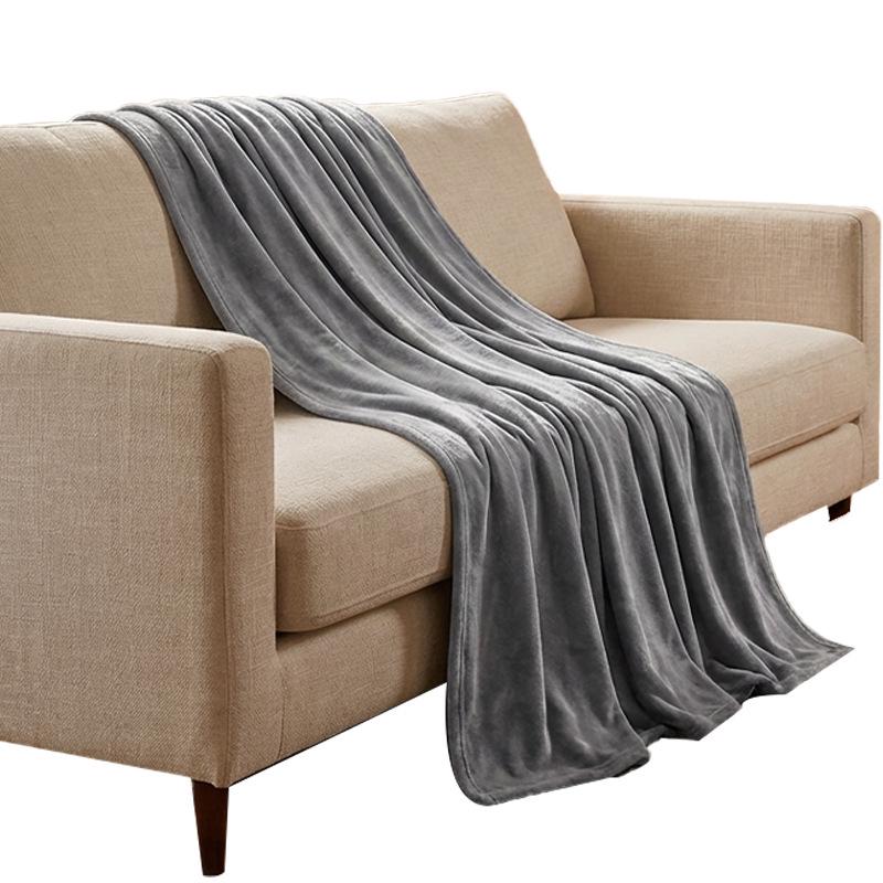 Multifunktionale Flanell-Fleece-Decke für alle Jahreszeiten, für Sofa und Klimaanlagen-Nickerchen