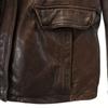 EDDIE BAUER Leather Jacket M Brown Outdoors Women Used