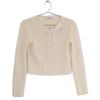 Rene White wool 6242270 Pearl knit cardigan tops 34 whiteUsed