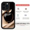 Grooved Black Apricot iPhone 14/15/16/17 Pro Max Case