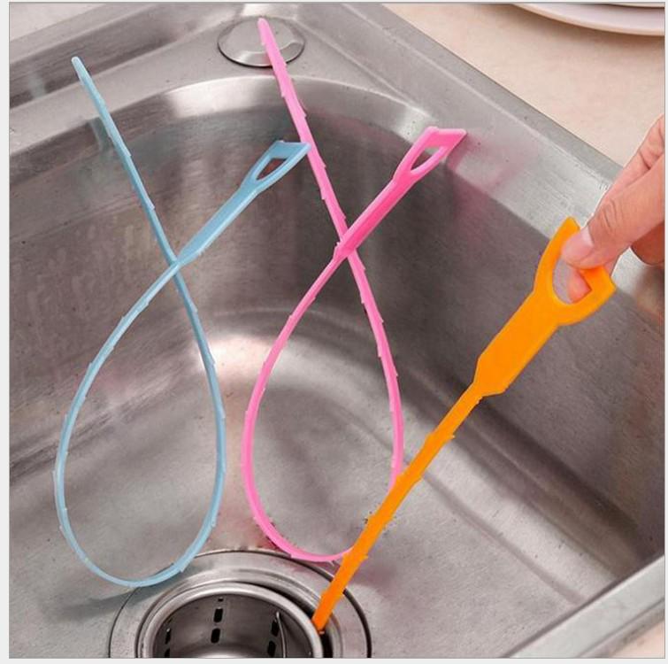 D-Shaped Smiley Face Kitchen & Toilet Unclogging Hook