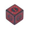 10pcs/Pack Acrylic D6 Carved Pattern Dice 6-Sides Accessories Polyhedron Colorful Dice Digital Game Dice Cubes