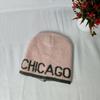 Knitted Hat Women's Autumn and Winter Warm Bag Head Cold Hat Versatile Street Trendy Brand Wool Hat Concave Shape Shows Small Face