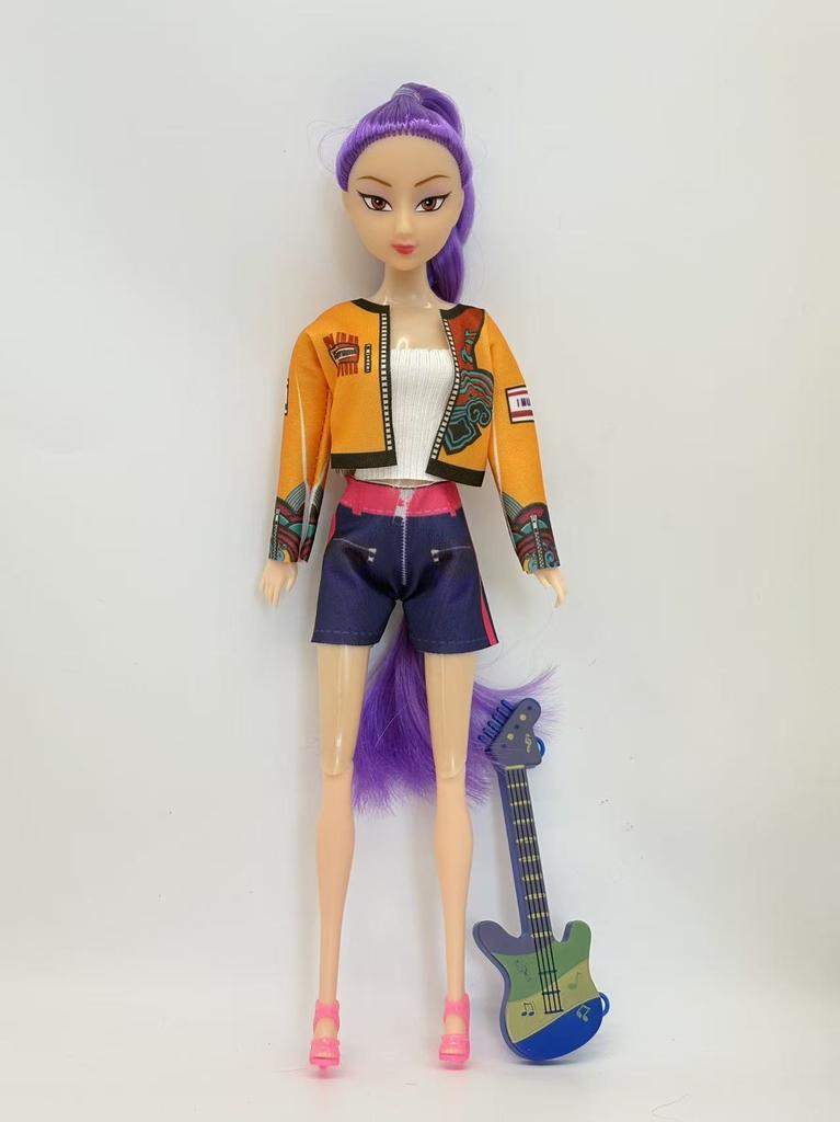 Muñeca Articulada Móvil Nueva 2026 con Decoración de Instrumento Musical, Regalo de Cumpleaños para Niños, Accesorio de Juguete de Moda, Regalo para Mejor Amigo