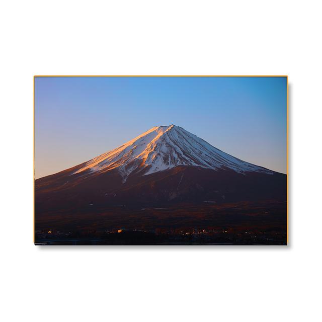 Mount Fuji Snow Mountain Posters and Prints Black and White Nature Landscape Canvas Painting Wall Art Pictures Home Decoration
