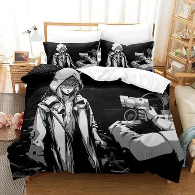 Cytus II Sängkläder Set Enkel Twin Full Queen King Size Sängset Vuxen Barn Sovrum Påslakan Set 3D-tryck Anime Lakan Set