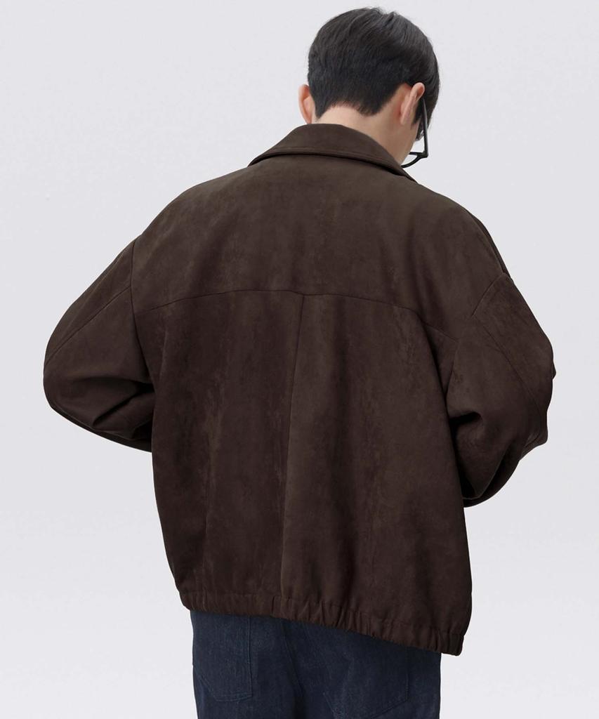 Plac Western Suede Jacket Brown