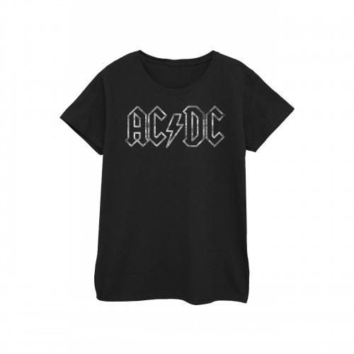 AC/DC Womens/Ladies Jagged Logo Cotton T-Shirt
