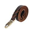1 Stück Hundehalsband und Leine aus weichem Leder in geflochtener Haustierkette (2,5 x 150cm)