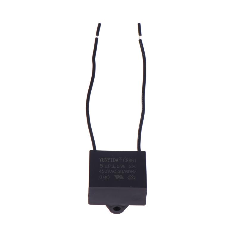 Cbb61 450V Lüfterkondensator 1/1.2/1.5/2/2.5/3/4/5/6/10 Uf Deckenventilator Motor Betrieb Rechteck Kondensatoren Kit