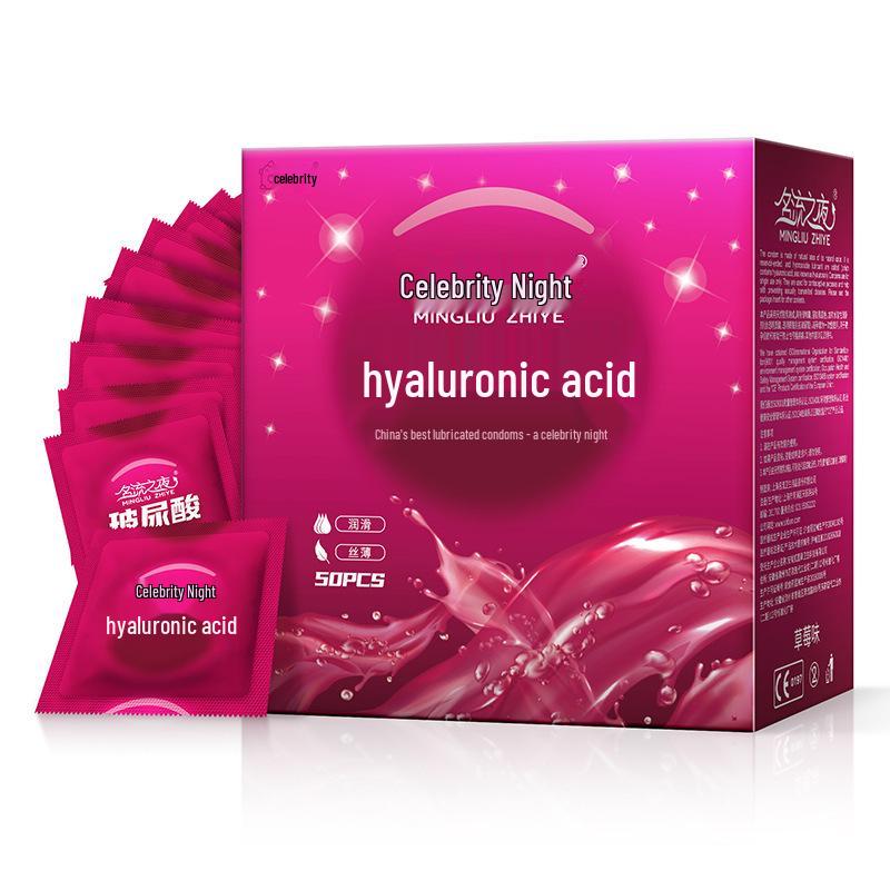 Celebrity Ultra-Dünne Kondome: Eis & Feuer, Super Straff, Lang Anhaltend, mit Hyaluronsäure