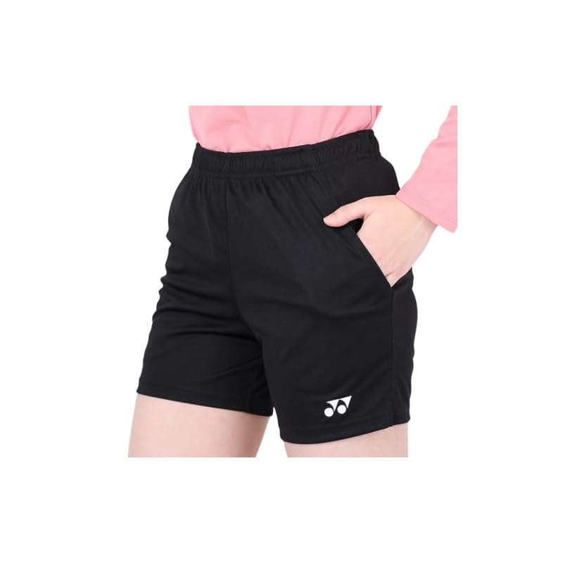 [Yonex] Women's Knit Half Pants 25068 Black (007) L