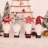 Faceless Santa Knitted Wine Bottle Cover - Festive Table Decor