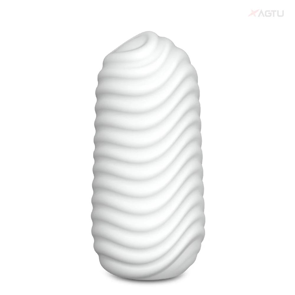 Soft Silicone Male Masturbator Cup Stretchable Masturbation Tools for Men Pocket Pussy Waterproof Sex Toys for Men Adult Goods