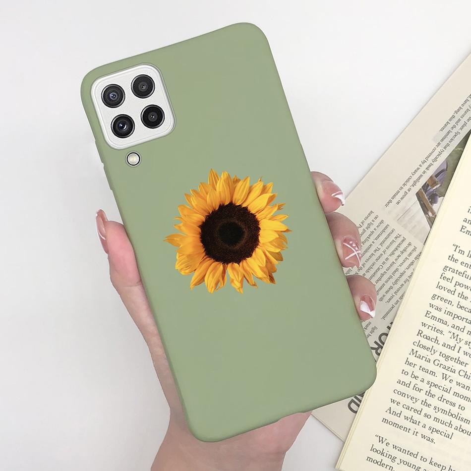 For Samsung Galaxy A22 4G 5G Case SM-A225F Love Heart Soft Silicon Phone Cover For SamsungA22 GalaxyA22 M22 A 22 4G 5G Fundas