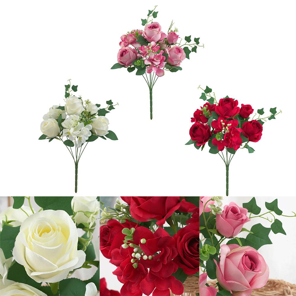 

Chic Silk Rose Flowers Perfect for Home Wedding and Party Decoration
