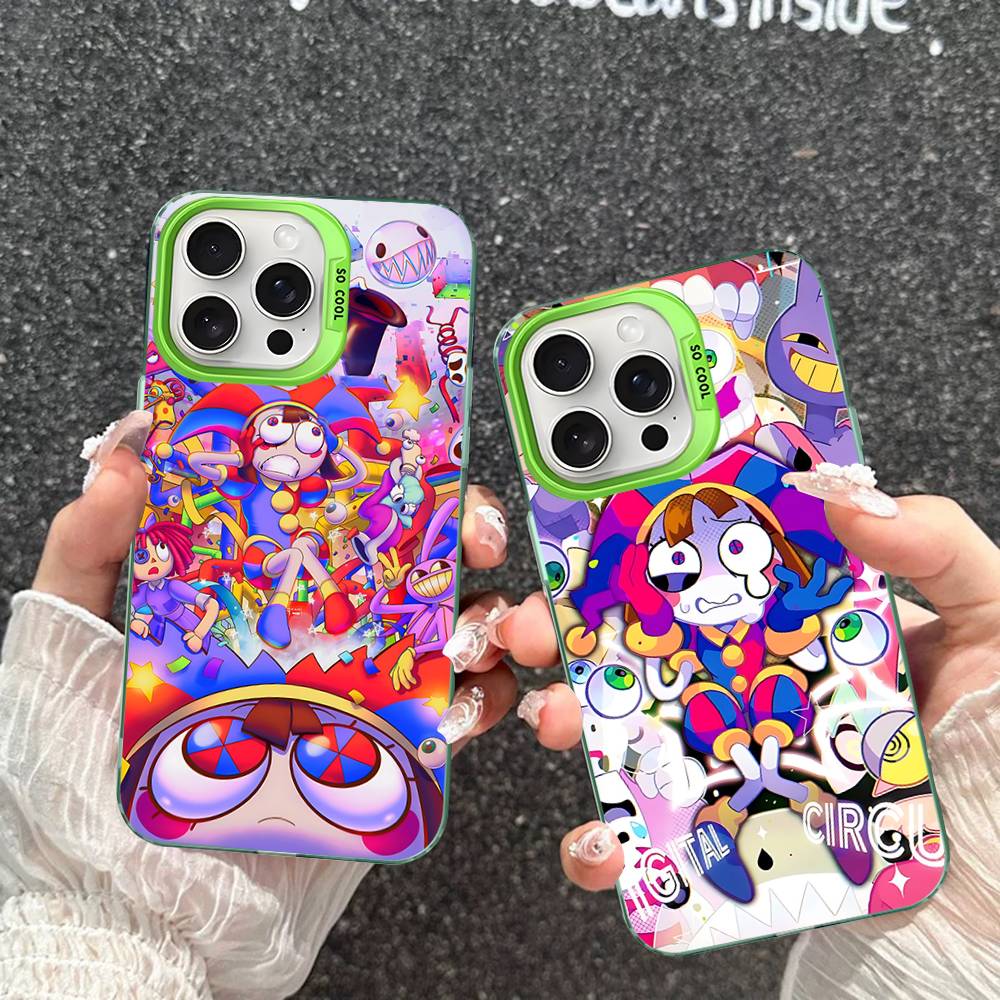 Coque de téléphone colorée amusante A-Amazing D-Digital C-Circus Convient pour IPhone 12 11 13 14 15 16 17 Max Pro Plus