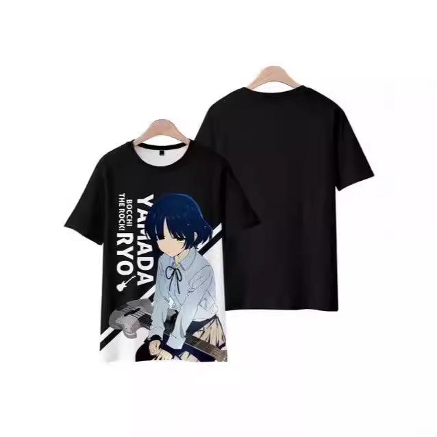 Anime Boqi Rock T-Shirt 3D-Druck Herren-T-Shirt Mode Streetwear Pfadfinder T-Shirt für Kinder