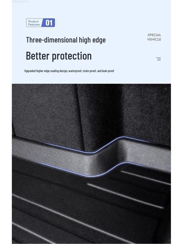 Ideal 6 Trunk Mats: Car Interior & Modification Accessories