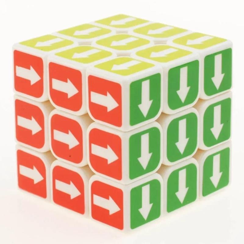 Zcube Стрела Куб 3x3 Магический Скоростной Пазл Без наклеек 3x3x3 Профессиональный Cubo Magico Образовательные Детские Игрушки MeiLong 3x3