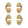 4Pcs Car Logo Door Lock Protector Stickers for Cadillac CTS CT4 CT5 CT6 XT4 XT5 XT6 Anti-Rust Cover Accessories svagd99