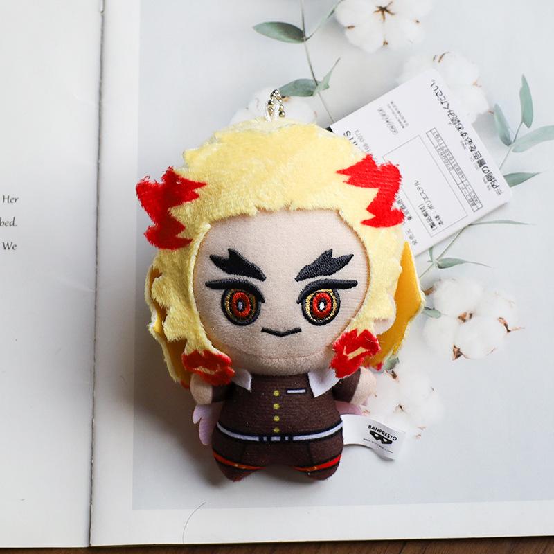 Non-Toxic New 10Cm Anime Demon Slayer Tomioka Giyu Kamado Tanjirou Kamado Nezuko Agatsuma Zenitsu Shinazugawa Genya Plush Toy Doll Gift