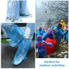 30pcs Set of Waterproof Shoe Covers - Durable, Thick, Transparent Shoe Covers, Essential for Outdoor Activities on Rainy Days - Easy to Put on And