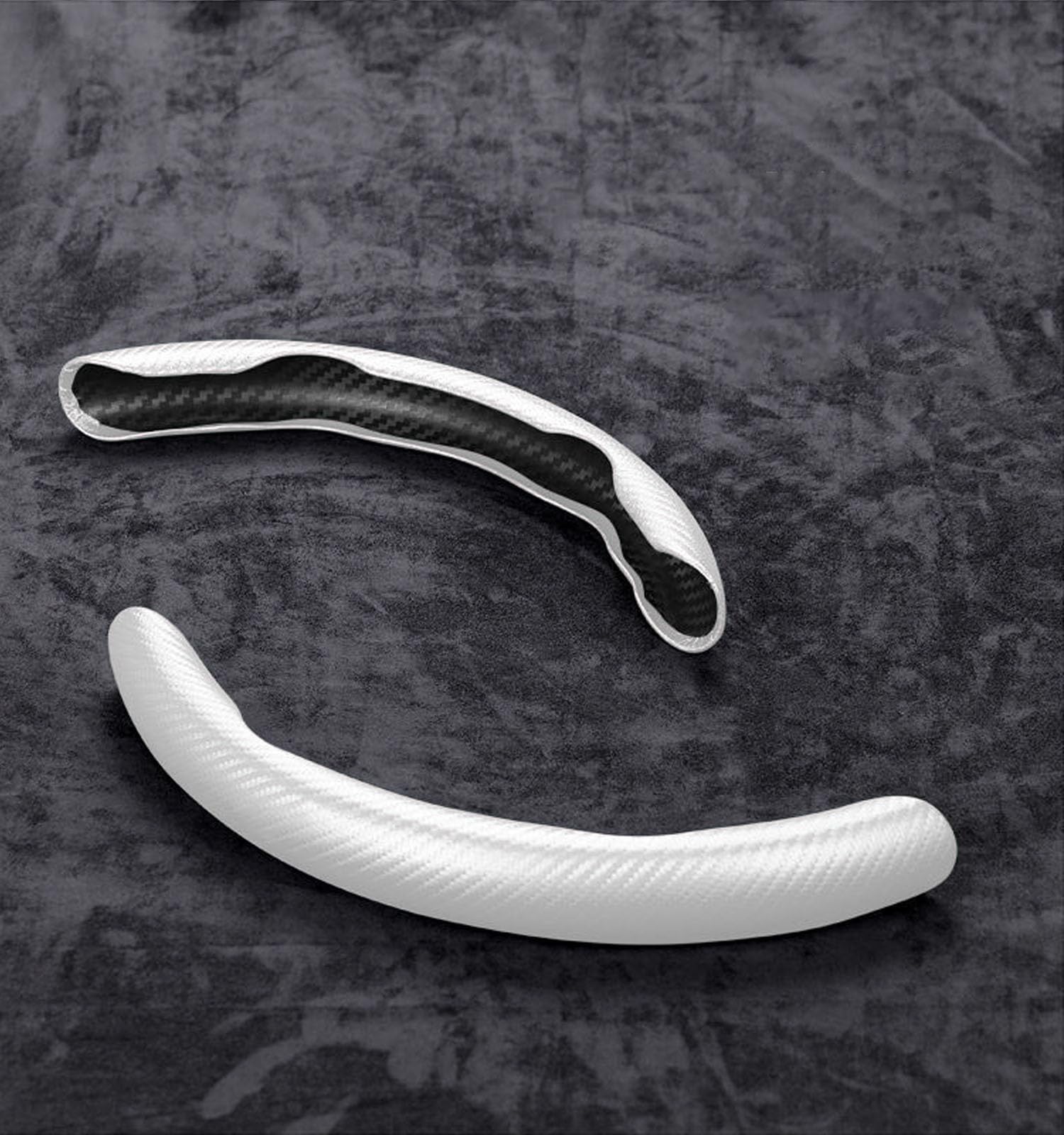 Car Steering Wheel Cover, Compatible with Honda N-ONE JG1/2 Type, JG3/4 Type, Steering Cover, белый