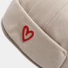 Heart Love Label Brimless Hat Cotton Skull Cap Casual Beanie Hats  Men and Women