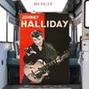Rock Legend Johnny Halliday blanket Home Decor sofa blanket Digital printing Machine washable bedroom
