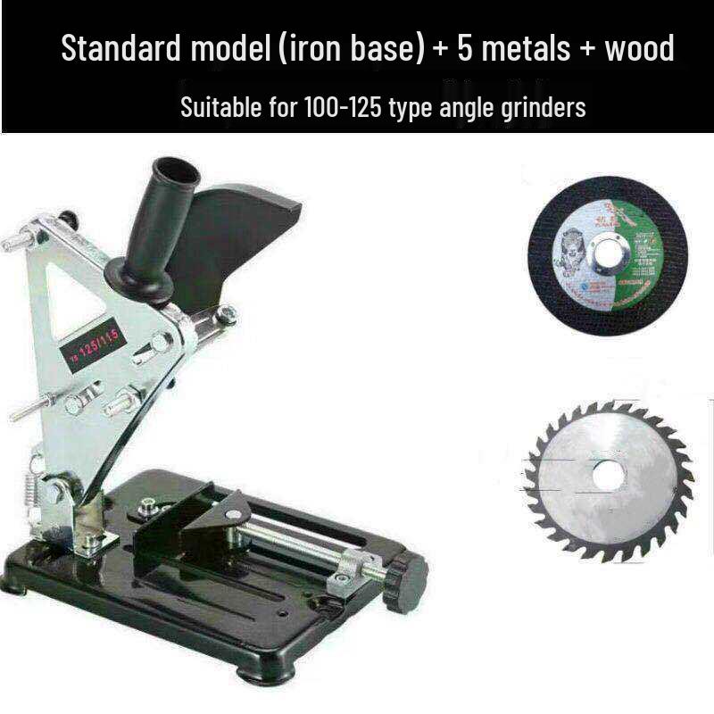 Universal Multifunctional Angle Grinder Stand: Sturdy Cutting Machine Mount