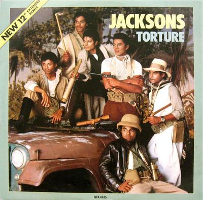 12inch Record JACKSONS  Torture New 12 Extended Remix QTA4675 Epic 1984 UK SoulFunk Used