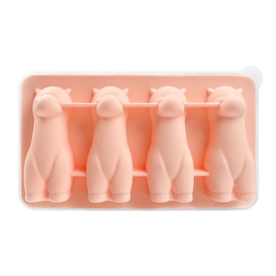 Alpaka Forma na led Silikonová Bez BPA Snadné vyjmutí Forma na nanuky Opakovaně použitelná Forma na mýdlo a svíčky DIY Výrobník zmrzliny pro Domácí Kuchyni Venkovní Cestování Stolování