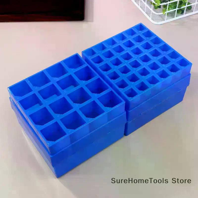 Plastic Freezer Storage Box For Tube Rack Microcentrifuge Test Tube Holder EP Tube Storage Case Experiment Pipette Tip Holder