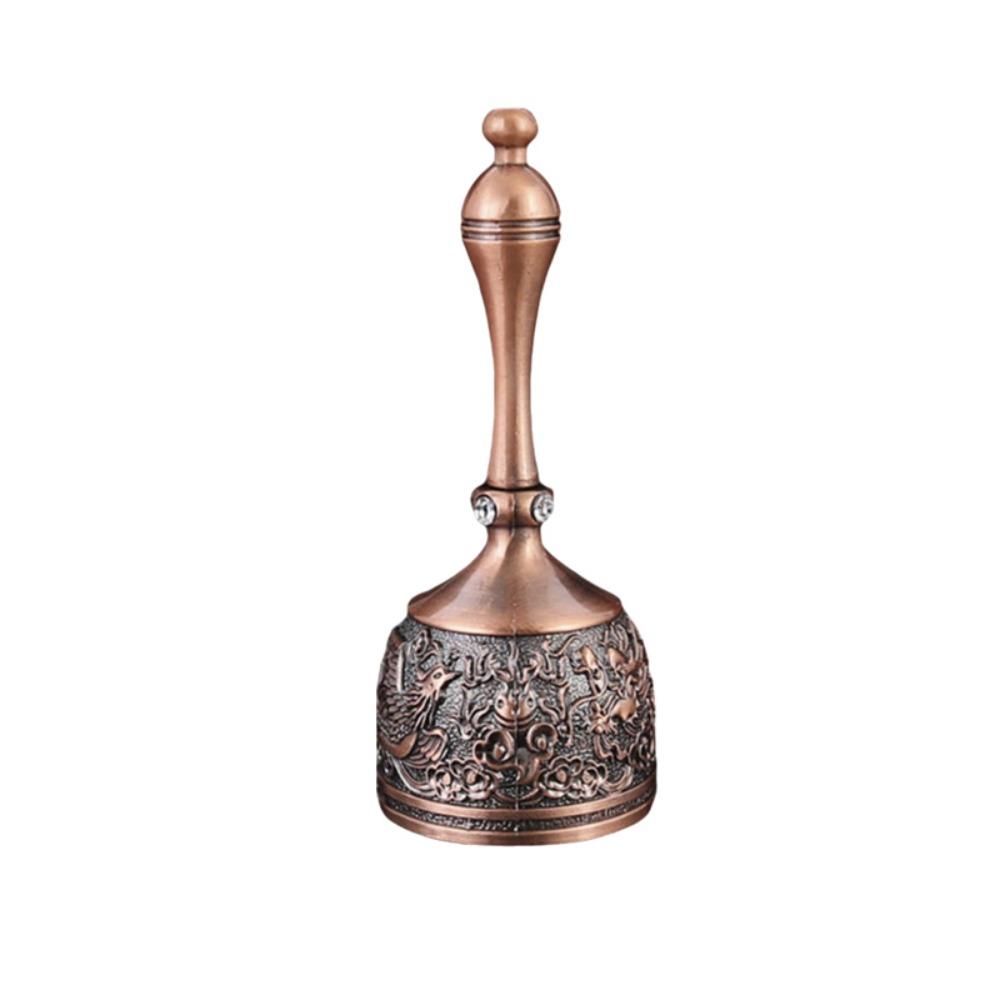 Dragon Phoenix Pattern Vintage Handbell Zinc Zinc Zinc Alloy Restaurant Dish Bell  Christmas