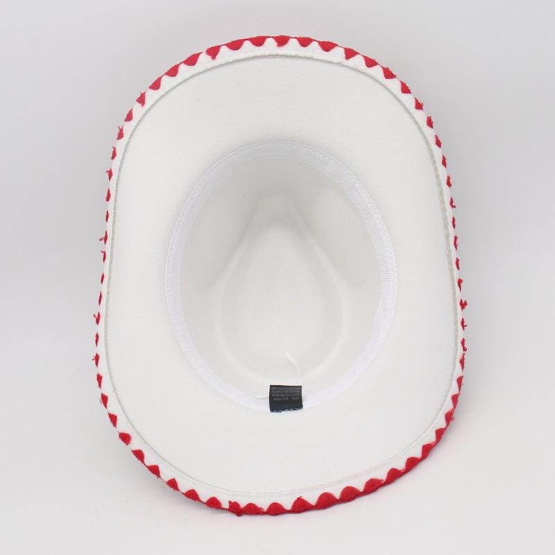 Take Ethnic Style Fashion Top Hat Travel Vacation Jazz Hat Sunscreen Men'S And Women'S Hats Cross-Border Wholesale Cow Jazz Hat