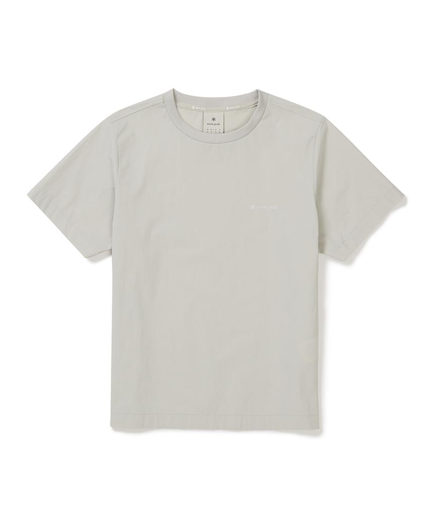 SNOWPEAK APPAREL Thin Tech Women'S Basic Short Sleeve T-Shirt (S25Mwsts33) Light Beige