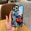 Cool Attack On Titan Freedom   Phone Case For iPhone17,16,15,14,13,12,11 Plus,Pro Max Colored Silver Plated Inside Cover