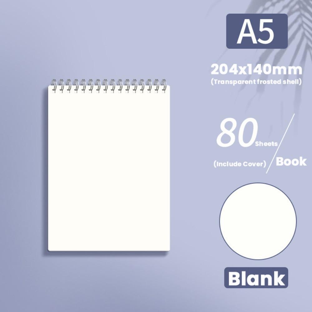 Grids/Blank/Horizontal Line Spiral Notepad Flip Over Design Memo Pad  School Office Supplies
