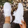 Women's Summer Fashion New Trend Women's Shoes Mesh Breathable Platform Soles Vintage Forrest Gump Shoes Korean Trainers.