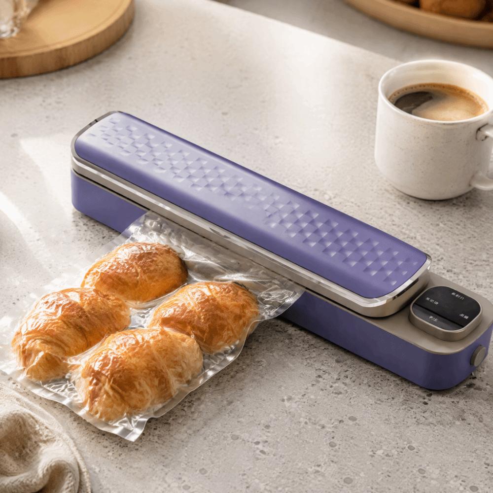 Extended Seal Bar Vacuum Sealing Machine One-Touch Automatic Vacuum Sealer Food Preservation