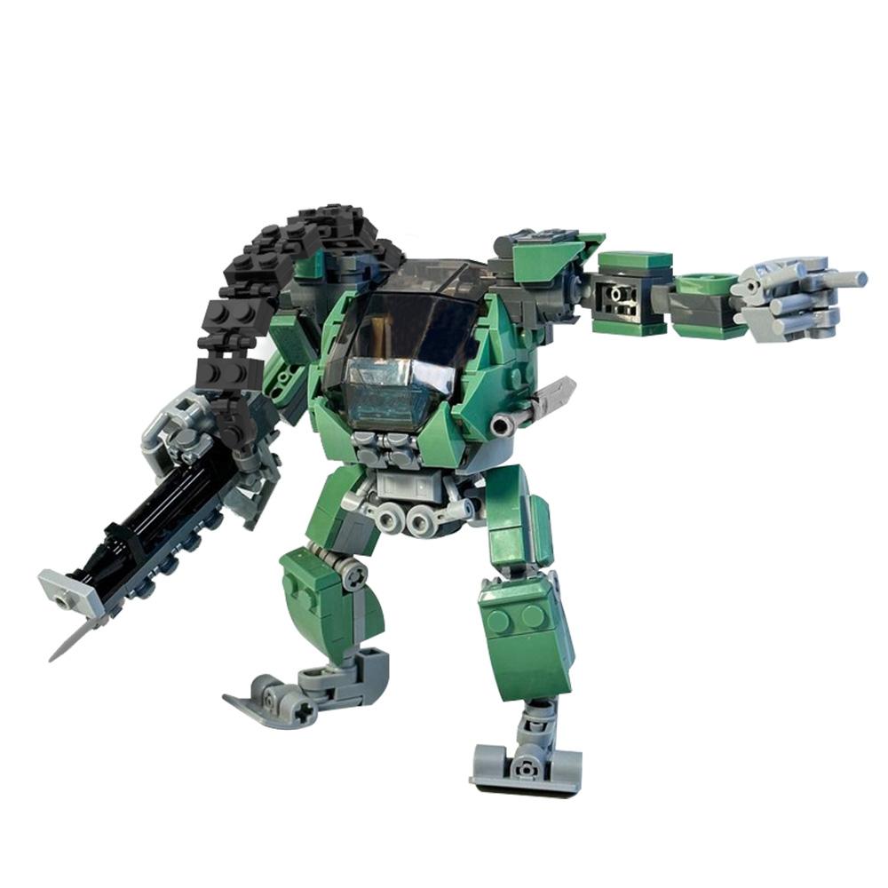 MOC Avatars AMP Suit V3 Bausteine Modell Science-Fiction-Filme High-Tech Kampfanzug Steine Zusammenbau Spielzeug Kinder DIY Geschenke