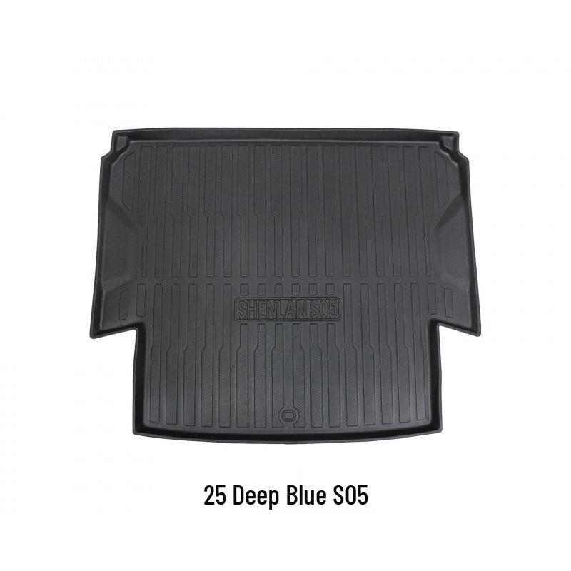 Dark Blue TPE Car Interior Mats: Waterproof, Wear-Resistant & Eco-Friendly. Custom Fit