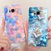 Clear For Samsung Galaxy S8 Plus SM-G955F Cover For Samsung S8+ Case Luxury Crown A-Z Letters 2D Flat Pattern Soft Phone Case