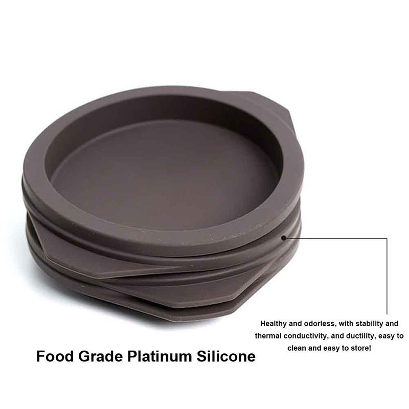 4 Pieces Diy Round Multifunctional Non-Stick Silicone Cake Pastry Mousse Baking Mold Bakeware Fruit Tray Kitchen Accessories