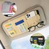 Car Sun Visor Bill Pen Business Card Holder CD Organizer Storage Box Sunglasses Clip Stowing Tidying Car Accessories Amagi