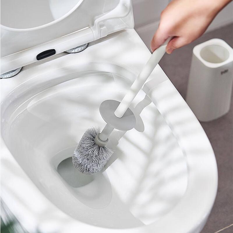 Anti-Splash Toilet Brush with Base
