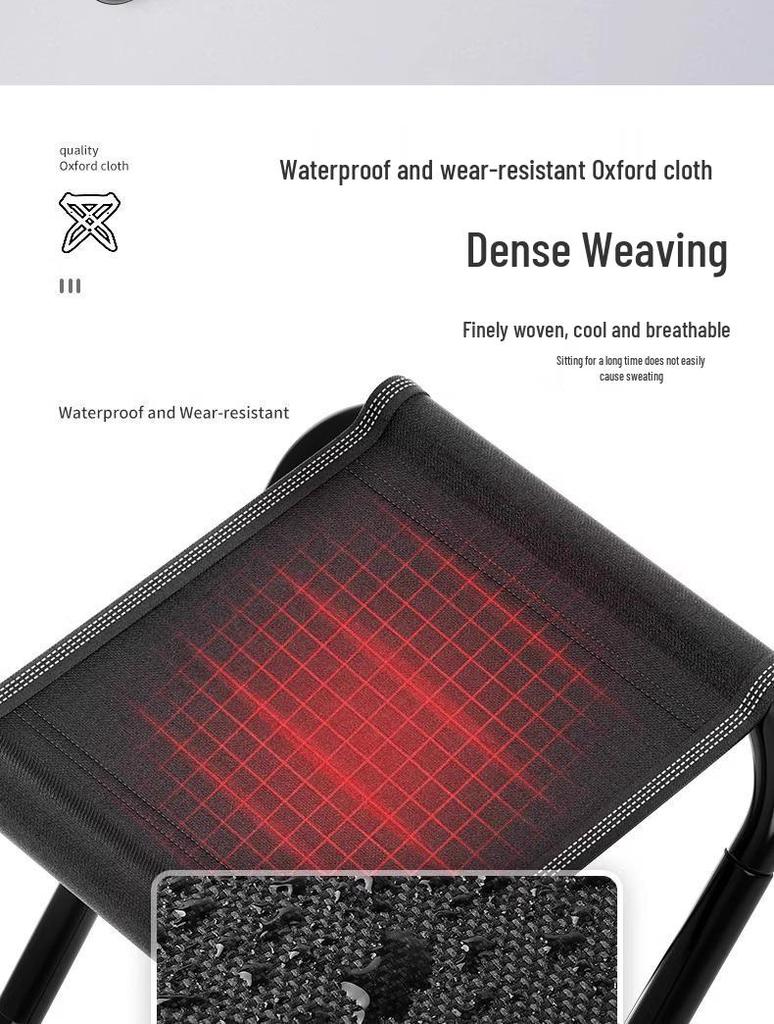 Portable Folding Fishing Stool - Compact Outdoor Chair for Travel and Queueing