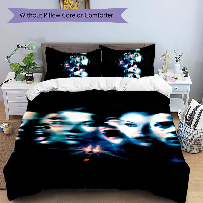 3pcs Final Destination Bloodlines1 pattern bedding set duvet cover set includes duvet cover &pillowcases, perfect all season bedroom decoration & gift