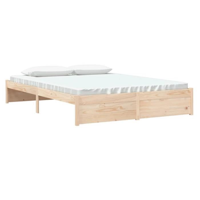 VidaXL Bed Frames Solid Wood 160x200 Cm 814959